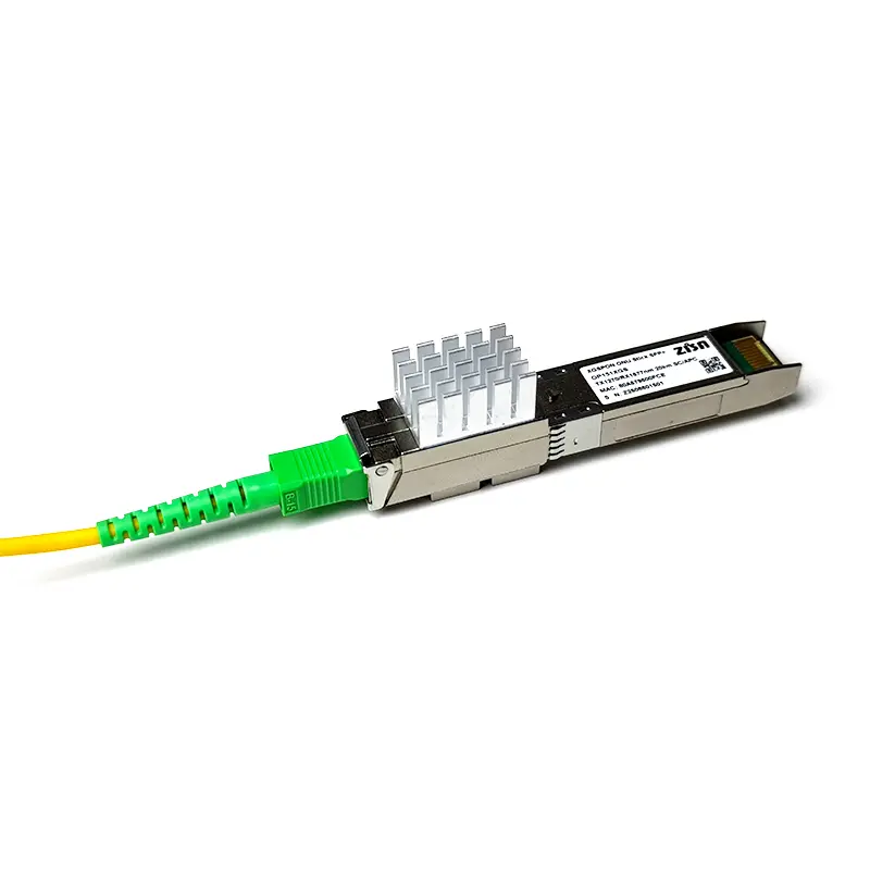 OP151XGS, XGS-PON ONU Stick SFP+ with MAC, 10G 1270nmTX/1577nmRX 20km SC/APC, 8311 Firmware Industrial -40°C~85°C