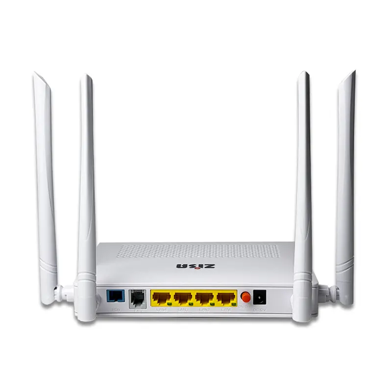 OP154AV1, XPON(GPON+EPON) ONU with 4*GE+1*POTS+USB3.0+Dual Band WiFi5 4*External Antennas