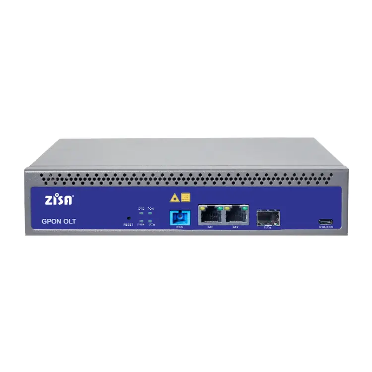 OP1601, GPON OLT, 1* GPON Port, 1*10GE/GE SFP, 2*GE RJ45, AC Power, Building In OLT PON SFP C+++ Module