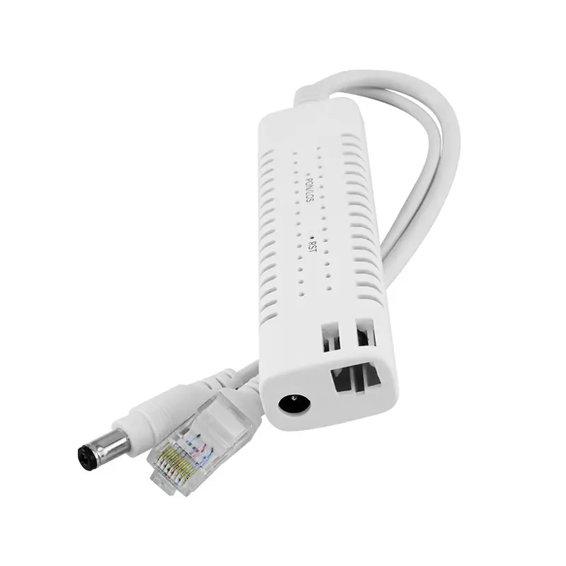 OP131B, Online ONU With 1*GE PoE-IN, SC/UPC Tx1310/Rx1490nm 20km, Build-in RJ45 Line & Power Cable