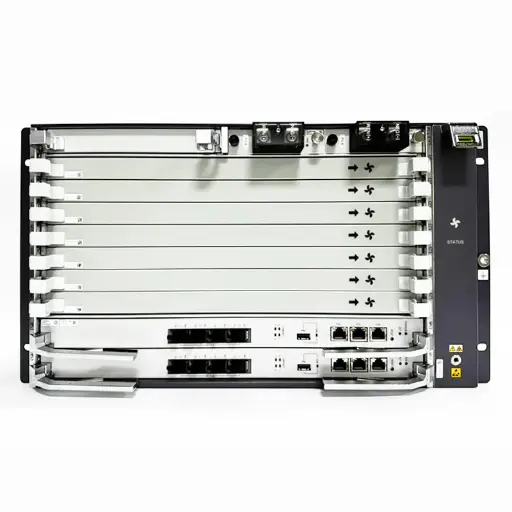 [114140] MA5800-X7,  OLT Chassis With Fan Tray,  2*MPLB 10GE Control Cards,  2*PILA DC Power Supply